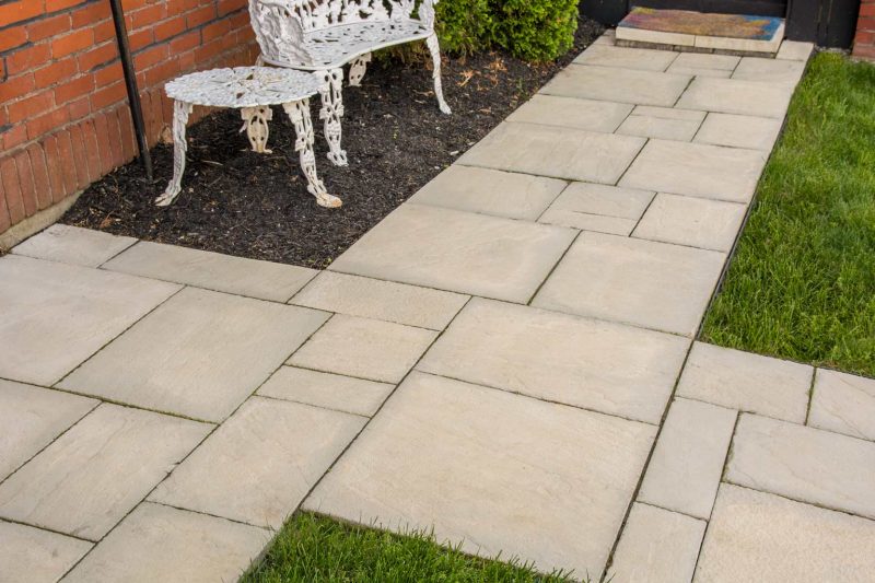 Dimensional Flagstone by Rosetta installs easily and looks like real stone